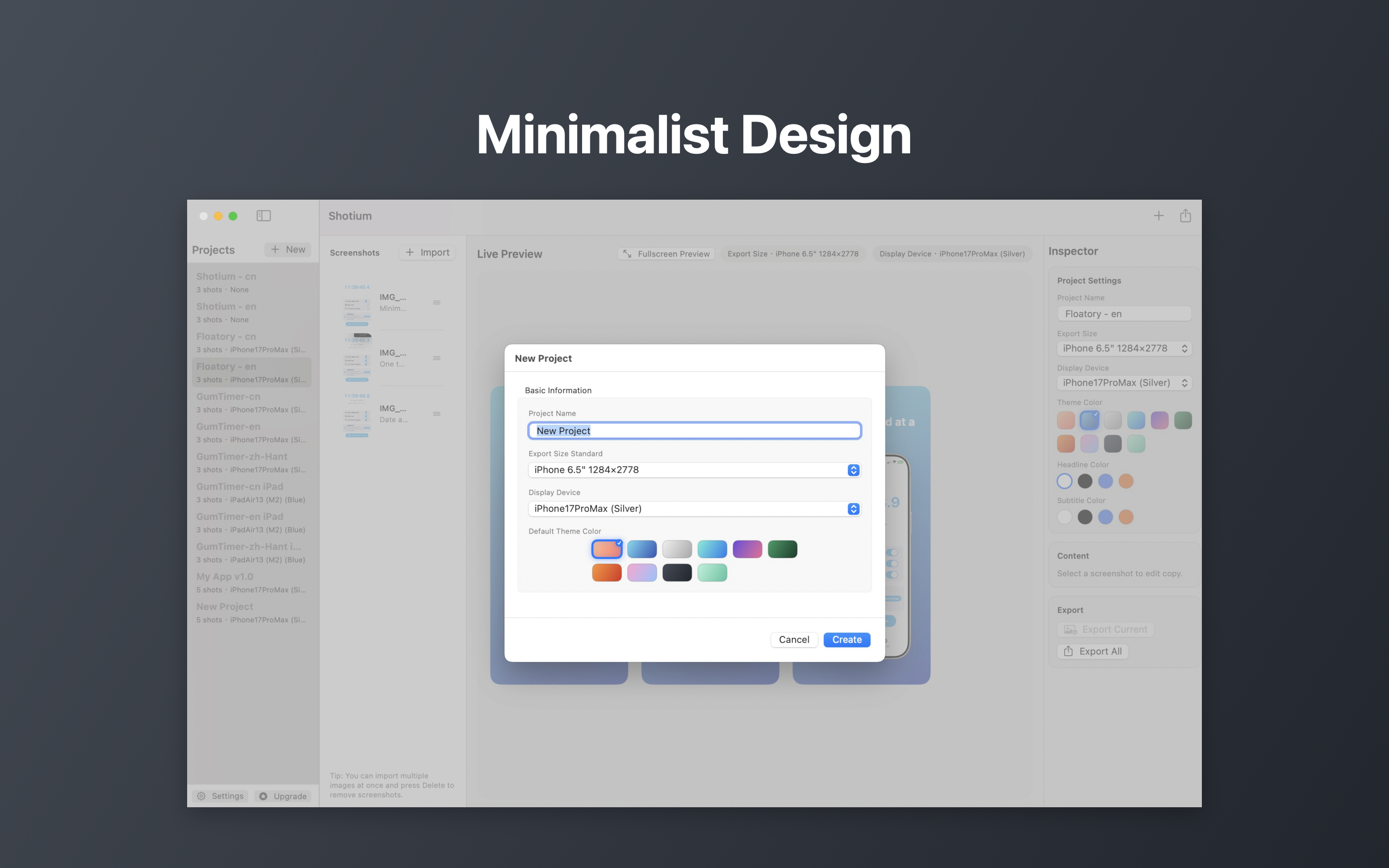 Shotium screenshot preview 1