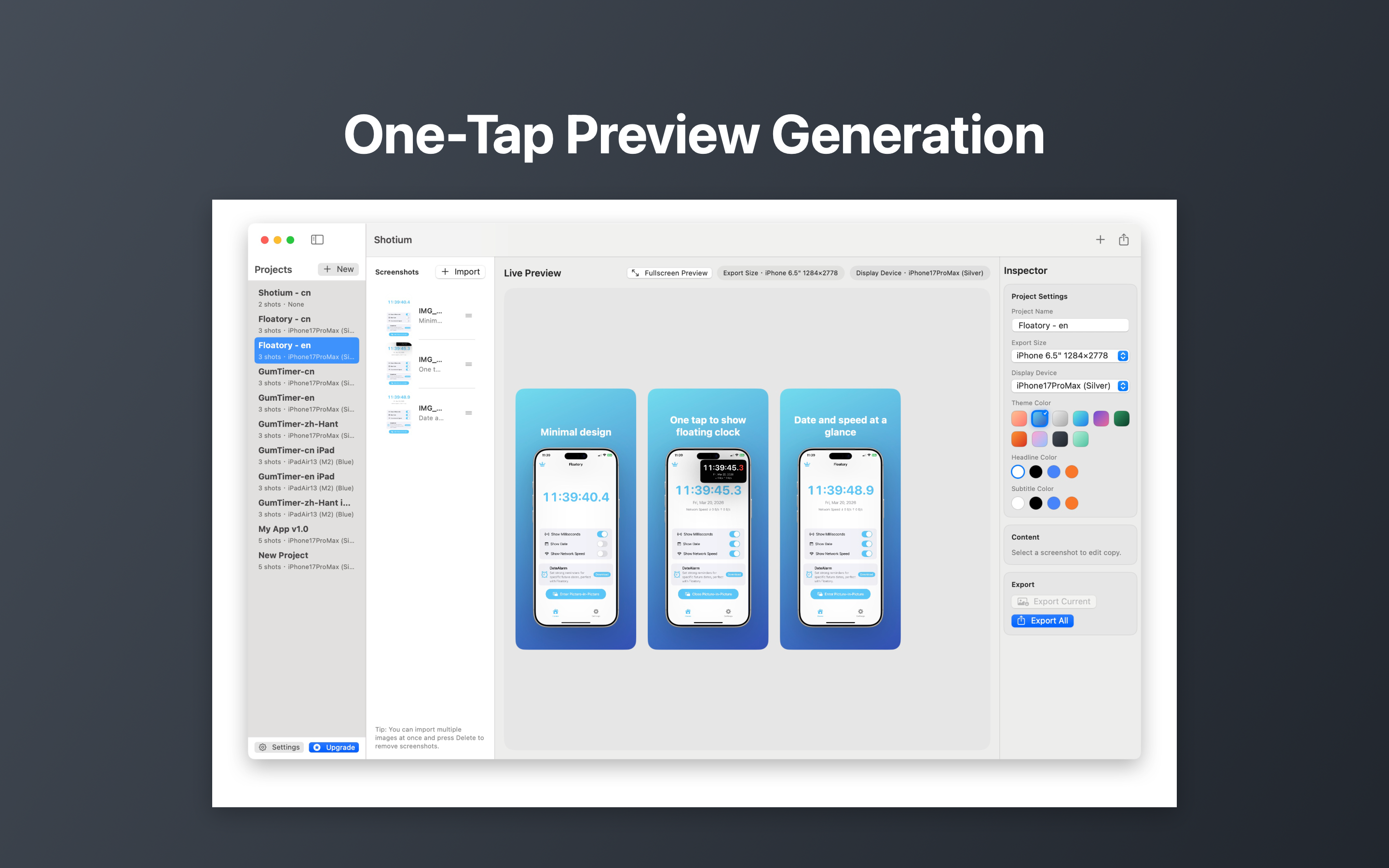 Shotium screenshot preview 2